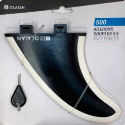 2 Ailerons 5"5 à Bords Souples Pour Twin Fish . -Aventure Aquatique Soldes 2 ailerons 55 a bords souples pour twin fish 2