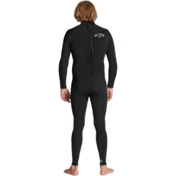 Billabong 2024 Hommes Absolute 3/2mm Flatlock Back Zip Combinaison Néoprène -Aventure Aquatique Soldes 2024 hommes absolute 32mm flatlock back zip combinaison neoprene 2