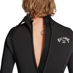 Billabong 2024 Hommes Absolute 3/2mm Flatlock Back Zip Combinaison Néoprène -Aventure Aquatique Soldes 2024 hommes absolute 32mm flatlock back zip combinaison neoprene 3