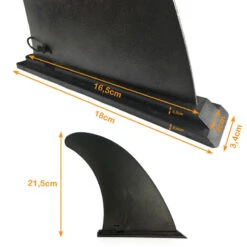 Aileron Central De Rechange Paddles Gonflables Avec Système De Fixation à Gliss -Aventure Aquatique Soldes aileron central de rechange paddles gonflables avec systeme de fixation a gliss 3