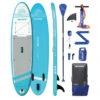 AQUAPLANET Kit De Planche à Pagaie Gonflable Pour Kayak - Rockit, Bleu -Aventure Aquatique Soldes aquaplanet kit de planche a pagaie gonflable pour kayak rockit bleu