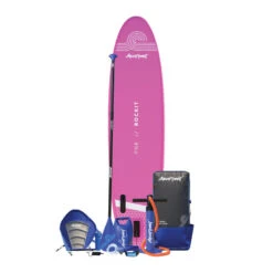 AQUAPLANET Kit De Planche à Pagaie Gonflable Pour Kayak - Rockit, Rose -Aventure Aquatique Soldes aquaplanet kit de planche a pagaie gonflable pour kayak rockit rose 2