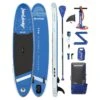 AQUAPLANET Kit Paddle Gonflable - Max Bleu -Aventure Aquatique Soldes aquaplanet kit paddle gonflable max bleu