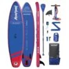 AQUAPLANET Kit Stand Up Paddle Gonflable - Pace Rouge Et Bleu