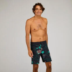 Boardshort Surf 500 19" PARADISE BLACK 14 Boardshort Surf 500 19" PARADISE BLACK -Aventure Aquatique Soldes boardshort surf 500 19 paradise black 2