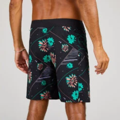 Boardshort Surf 500 19" PARADISE BLACK 16 Boardshort Surf 500 19" PARADISE BLACK -Aventure Aquatique Soldes boardshort surf 500 19 paradise black 4