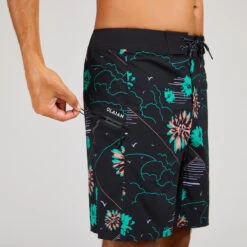 Boardshort Surf 500 19" PARADISE BLACK 18 Boardshort Surf 500 19" PARADISE BLACK -Aventure Aquatique Soldes boardshort surf 500 19 paradise black 6