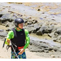 Casque De Protection Unisexe Kitesurf Et Sport Nautiques OCEAN DELPHN Noir -Aventure Aquatique Soldes casque de protection unisexe kitesurf et sport nautiques ocean delphn noir 2