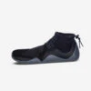 Chaussons Bas Surf 500 Néoprène 2mm Gris Noir -Aventure Aquatique Soldes chaussons bas surf 500 neoprene 2mm gris noir
