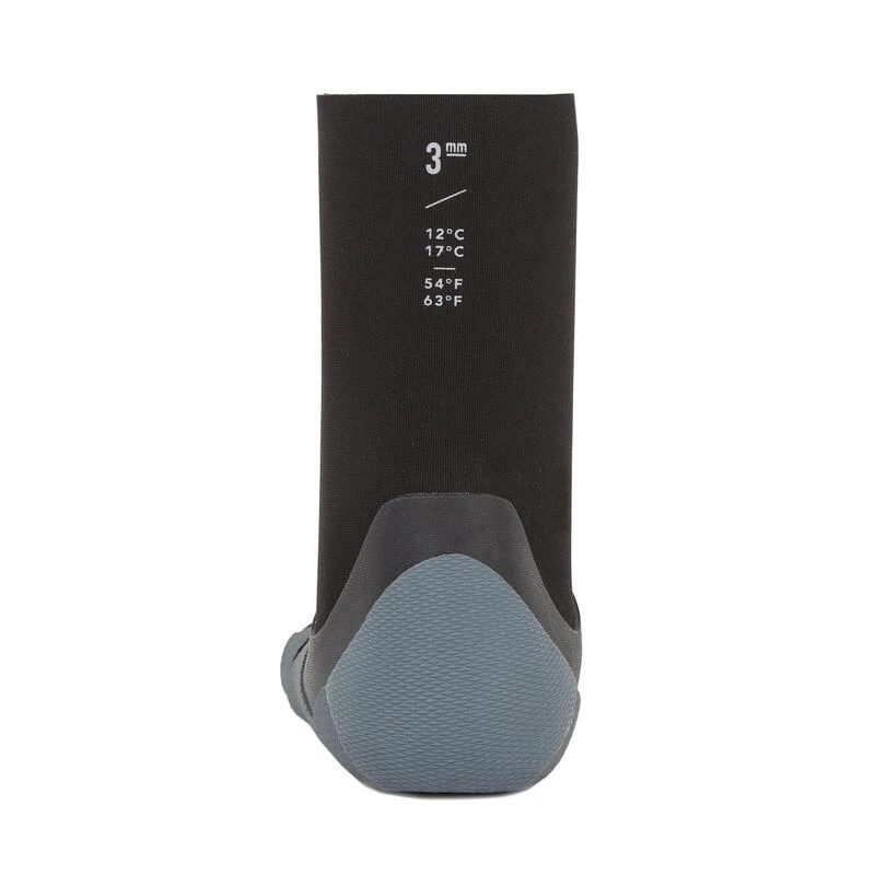 Chaussons Surf 500 Bottillons Néoprène 3 Mm Noir 5 Chaussons Surf 500 Bottillons Néoprène 3 Mm Noir – Image 3