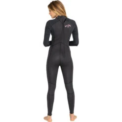 Aventure Aquatique Soldes -Aventure Aquatique Soldes combinaison de surf 43mm zip dos noir launch femme 1
