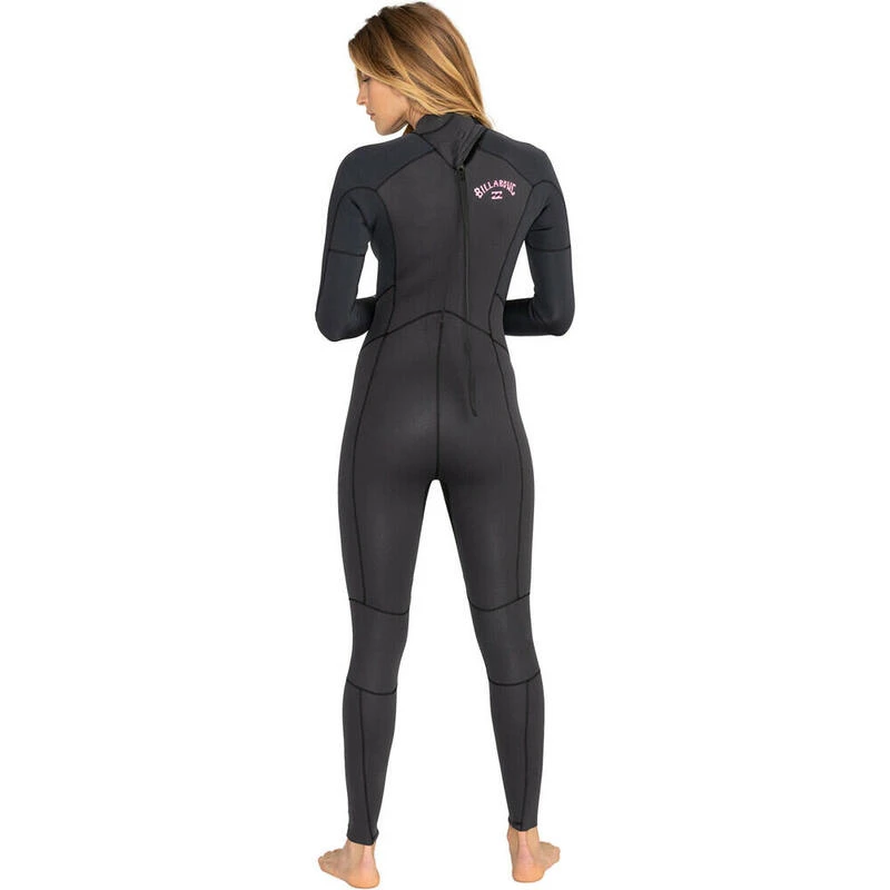 Billabong Combinaison De Surf 4/3mm Zip Dos - Noir - Launch - Femme 4 Billabong Combinaison De Surf 4/3mm Zip Dos - Noir - Launch - Femme – Image 2