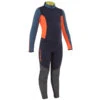 Tribord Combinaison Néoprène 3/2mm Cousu-collée Voile Enfant Dinghy 500 Bleu/orange -Aventure Aquatique Soldes combinaison neoprene 32mm cousu collee voile enfant dinghy 500 bleuorange