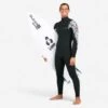 Combinaison Surf Néoprène 4/3 Mm Homme - 900 Team Rider Noir -Aventure Aquatique Soldes combinaison surf neoprene 43 mm homme 900 team rider noir