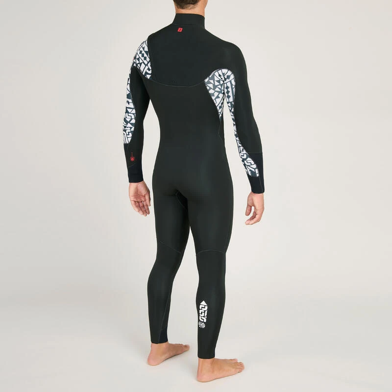 Combinaison Surf Néoprène 4/3 Mm Homme - 900 Team Rider Noir 5 Combinaison Surf Néoprène 4/3 Mm Homme - 900 Team Rider Noir – Image 3