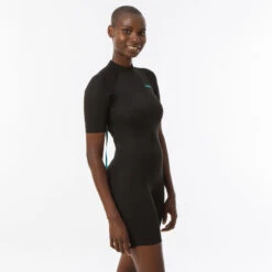 Combinaison Surf Shorty 100 Néoprène 1,5mm Femme Noire 15 Combinaison Surf Shorty 100 Néoprène 1,5mm Femme Noire -Aventure Aquatique Soldes combinaison surf shorty 100 neoprene 15mm femme noire 3