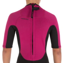 Tribord Combinaison Surf Shorty 100 Néoprène Enfant Violet -Aventure Aquatique Soldes combinaison surf shorty 100 neoprene enfant violet 3