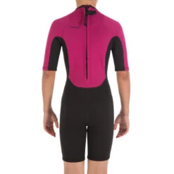 Tribord Combinaison Surf Shorty 100 Néoprène Enfant Violet -Aventure Aquatique Soldes combinaison surf shorty 100 neoprene enfant violet 4