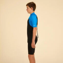 COMBINAISON SURF SHORTY 500 NEOPRENE 1.5MM GARCON BLEUE NOIRE 20 COMBINAISON SURF SHORTY 500 NEOPRENE 1.5MM GARCON BLEUE NOIRE -Aventure Aquatique Soldes combinaison surf shorty 500 neoprene 15mm garcon bleue noire 8