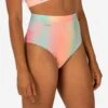 Culotte Taille Haute Femme ROSA BLUR PINK Idéale Pour Le Surf -Aventure Aquatique Soldes culotte taille haute femme rosa blur pink ideale pour le surf