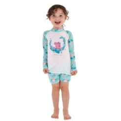 Regatta Ensemble Haut De Bain Antiirritation Enfant (Bleu Ciel / Blanc) -Aventure Aquatique Soldes ensemble haut de bain antiirritation enfant bleu ciel blanc 3