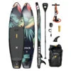 Ensemble Planche à Pagaie Gonflable Hurley Phantomtour PARADISE 10'6 -Aventure Aquatique Soldes ensemble planche a pagaie gonflable hurley phantomtour paradise 106