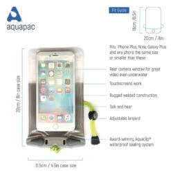 Aquapac Etui Professionnel étanche Pour Téléphone Plus Bleu -Aventure Aquatique Soldes etui professionnel etanche pour telephone plus bleu 2