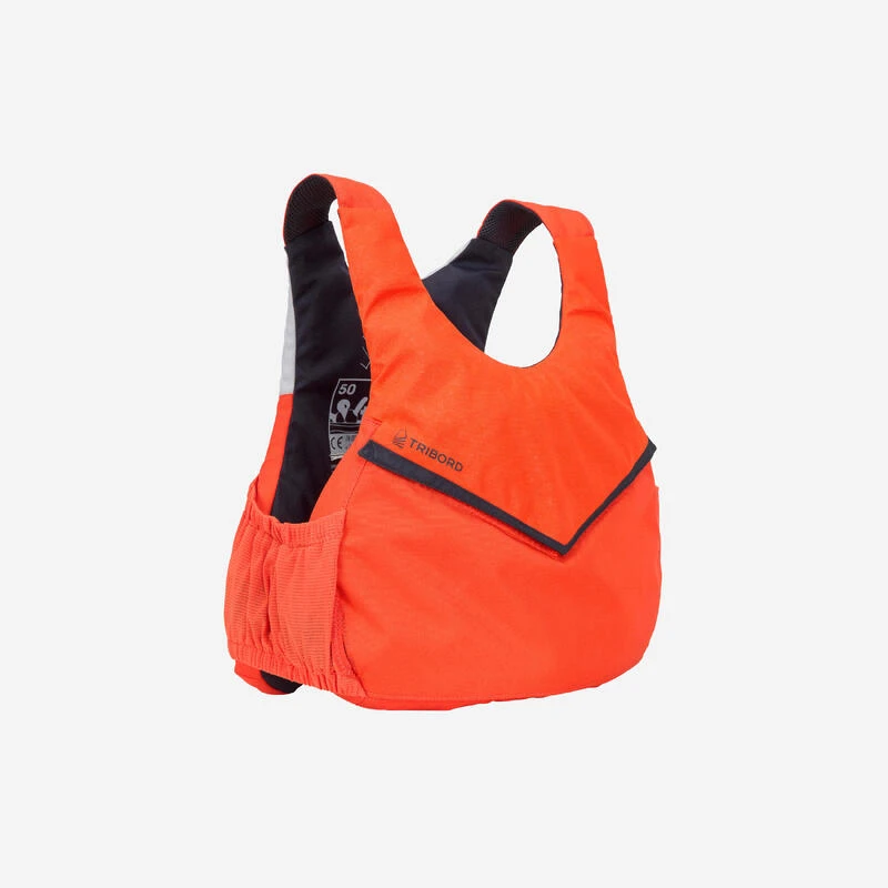 Tribord Gilet D'aide à La Flottabilité BA 50 Newtons Voile Dinghy 500 Orange 3 Tribord Gilet D'aide à La Flottabilité BA 50 Newtons Voile Dinghy 500 Orange