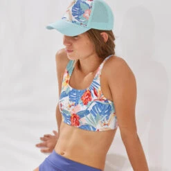 HAUT DE MAILLOT DE BAIN BRASSIERE LANA FILLE 500 GLORY WHITE -Aventure Aquatique Soldes haut de maillot de bain brassiere lana fille 500 glory white 2