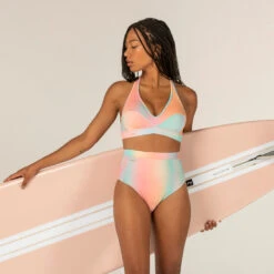 Haut De Maillot De Bain Femme Brassière De Surf ANA BLUR PINK 12 Haut De Maillot De Bain Femme Brassière De Surf ANA BLUR PINK -Aventure Aquatique Soldes haut de maillot de bain femme brassiere de surf ana blur pink 3