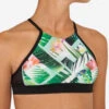 HAUT DE MAILLOT DE BAIN SURF FILLE BRASSIERE VERT BAHA 900 -Aventure Aquatique Soldes haut de maillot de bain surf fille brassiere vert baha 900