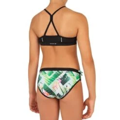 HAUT DE MAILLOT DE BAIN SURF FILLE BRASSIERE VERT BAHA 900 -Aventure Aquatique Soldes haut de maillot de bain surf fille brassiere vert baha 900 3