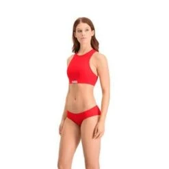Hipster Pour Femme PUMA Swim Rouge -Aventure Aquatique Soldes hipster pour femme puma swim rouge 3