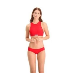 Hipster Pour Femme PUMA Swim Rouge -Aventure Aquatique Soldes hipster pour femme puma swim rouge 4
