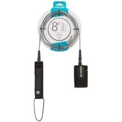 Leash Surf 8' (240 Cm) Diamètre 7 Mm Noir -Aventure Aquatique Soldes leash surf 8 240 cm diametre 7 mm noir 7