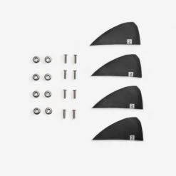 LOT De 4 AILERONS UNIVERSELS Pour PLANCHE DE KITESURF Type TWIN TIP