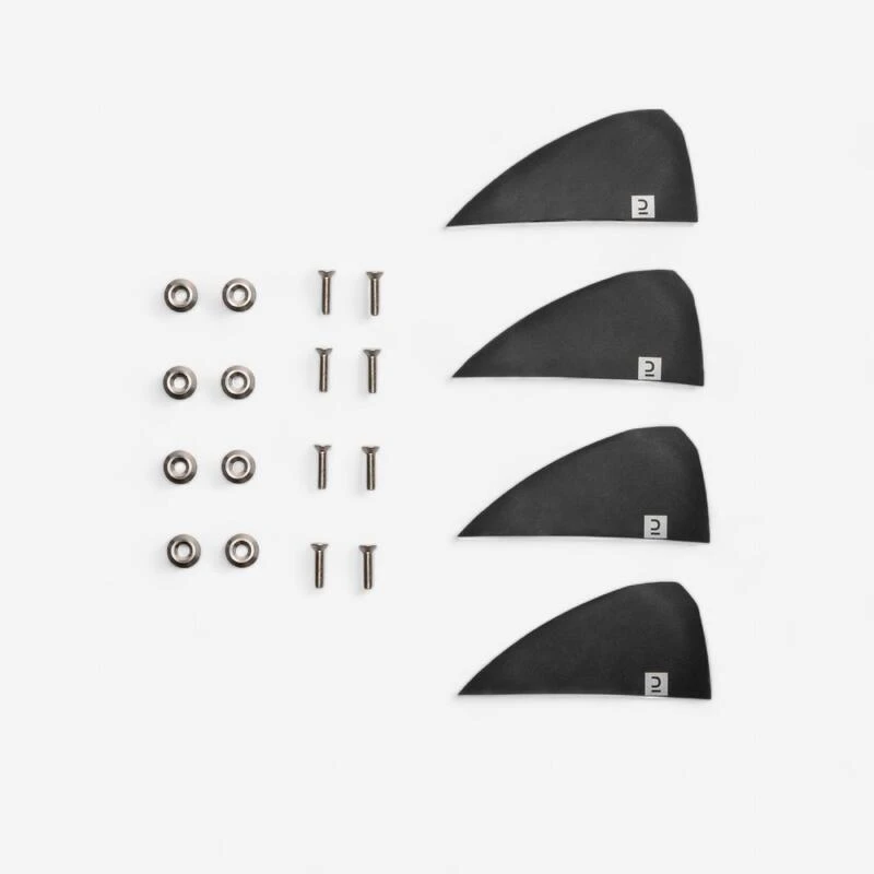 LOT De 4 AILERONS UNIVERSELS Pour PLANCHE DE KITESURF Type TWIN TIP 3 LOT De 4 AILERONS UNIVERSELS Pour PLANCHE DE KITESURF Type TWIN TIP