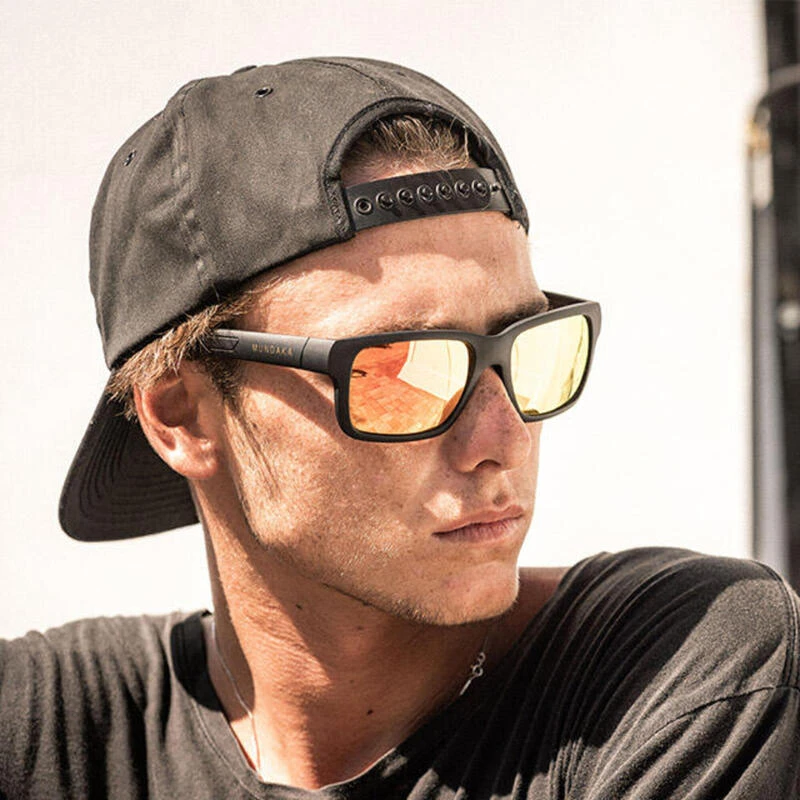 Lunettes De Soleil DRAKAR Noir Mat, Polarisés ORANGE - Cat.3 - MUNDAKA 5 Lunettes De Soleil DRAKAR Noir Mat, Polarisés ORANGE - Cat.3 - MUNDAKA – Image 3