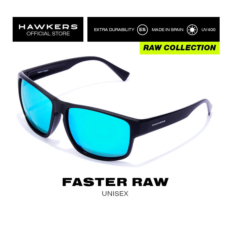 HAWKERS Lunettes De Soleil Pour Homme Et Femme BLACK EMERALD - FASTER Raw 4 HAWKERS Lunettes De Soleil Pour Homme Et Femme BLACK EMERALD - FASTER Raw – Image 2