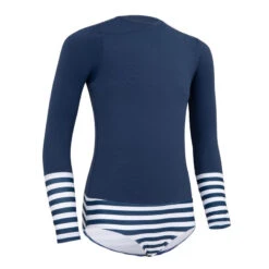 Maillot 1 Pièce Manches Longues Fille MAYA Bleu Marine -Aventure Aquatique Soldes maillot 1 piece manches longues fille maya bleu marine 6