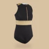 MAILLOT DE BAIN 1 PIECE CALYSTA FILLE 900 NOIR OR 2 MAILLOT DE BAIN 1 PIECE CALYSTA FILLE 900 NOIR OR -Aventure Aquatique Soldes maillot de bain 1 piece calysta fille 900 noir or