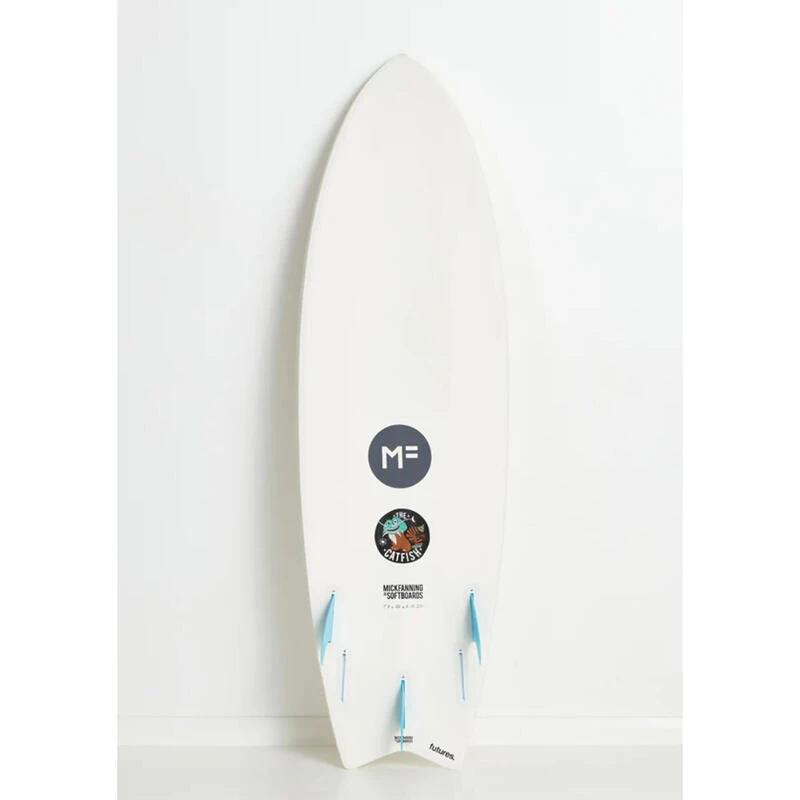 MF Catfish 5'4 Softboard- White 4 MF Catfish 5'4 Softboard- White – Image 2