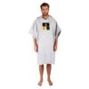 Pacifique Sud | Poncho Surf | Gris Clair | Avec Manches 1 Pacifique Sud | Poncho Surf | Gris Clair | Avec Manches -Aventure Aquatique Soldes pacifique sud poncho surf gris clair avec manches