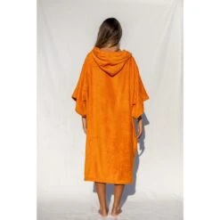 Pacifique Sud | Poncho Surf | Orange | Avec Manches -Aventure Aquatique Soldes pacifique sud poncho surf orange avec manches 2