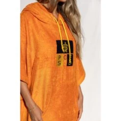 Pacifique Sud | Poncho Surf | Orange | Avec Manches -Aventure Aquatique Soldes pacifique sud poncho surf orange avec manches 4