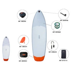 Pack De Stand Up Paddle Gonflable (10'/35"/6") - 1 Ou 2 Personnes Jusqu'à 130kg -Aventure Aquatique Soldes pack de stand up paddle gonflable 10356 1 ou 2 personnes jusqua 130kg 4