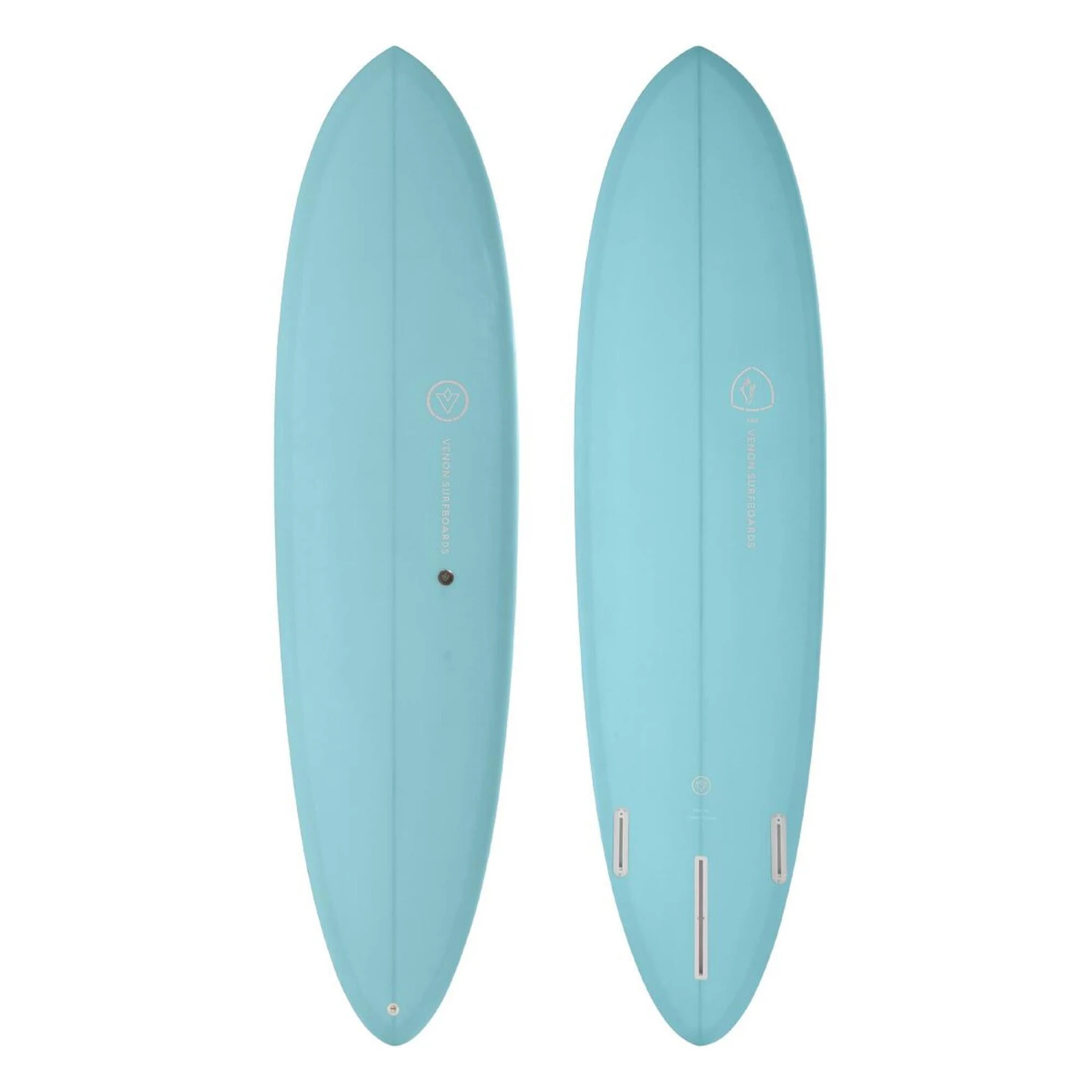 Planche De Surf EGG Mid Length 2+1 Teal 7'2" 3 Planche De Surf EGG Mid Length 2+1 Teal 7'2"