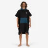 Poncho Surf Adulte - 500 Noir 1 Poncho Surf Adulte - 500 Noir -Aventure Aquatique Soldes poncho surf adulte 500 noir