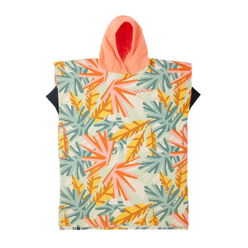 Poncho Surf Enfant 135 à 160 Cm - 550 Jungle 9 Poncho Surf Enfant 135 à 160 Cm - 550 Jungle – Image 7