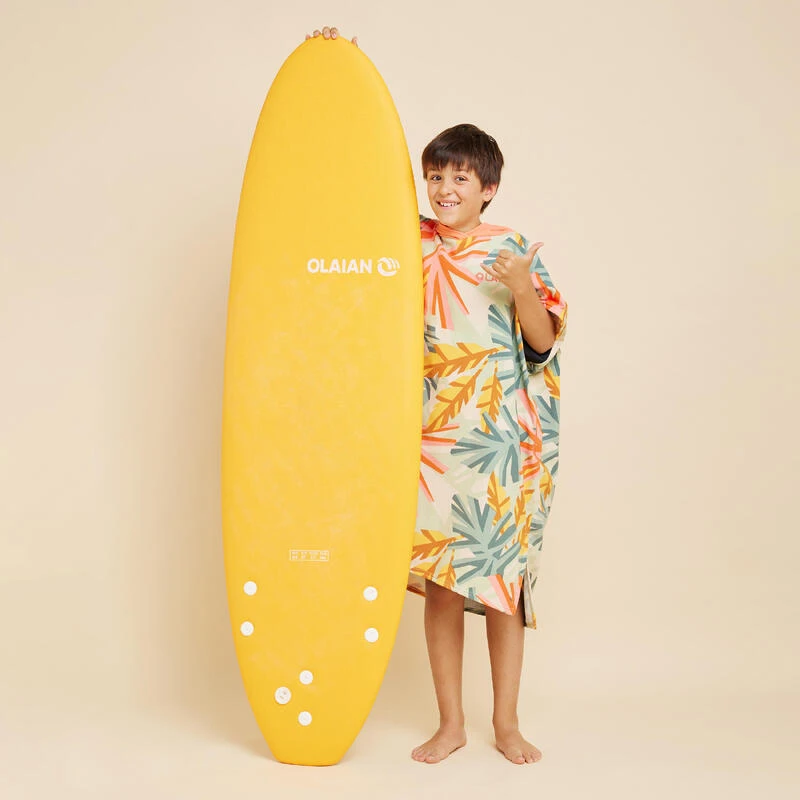 Poncho Surf Enfant 135 à 160 Cm - 550 Jungle 11 Poncho Surf Enfant 135 à 160 Cm - 550 Jungle – Image 9